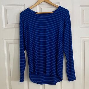 Liverpool Navy Striped Women's Blouse